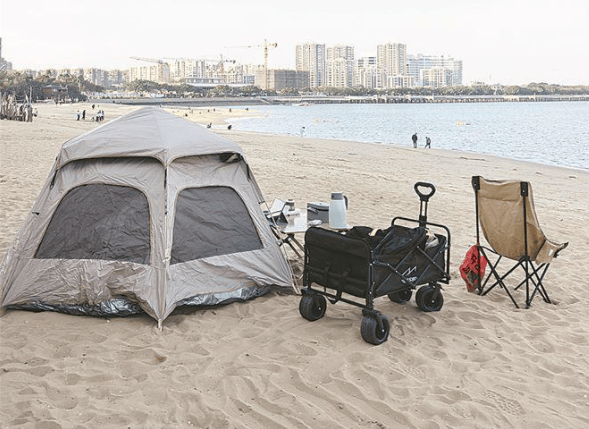 与自然为邻 厦门“篷友”共筑文明露营新风尚(图5) 与自然为邻 厦门“篷友”共筑文明露营新风尚(图5)